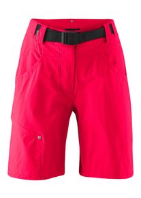 Gonso Damen Fahrradhose "Mira Basic", pink, Gr. 34, 90% Polyamid, 10% Elastan, Hosen, kurze Damen Radhose mit Sitzpolster, wasserabweisend, inkl.