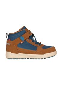 Trollkids Gryllefjord Mid Cut Freizeitschuhe Kinder Alltag (Gr 28 |almond /blau |wasserdicht)