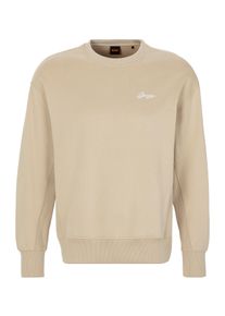 BOSS Orange Damen Sweatshirt "Eteia Premium Damenmode", beige, casual, Gr. XL, unifarben, Sweatware, Obermaterial: 100% Baumwolle, Sweatshirts, mit