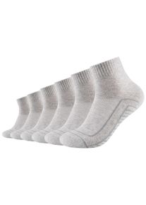 Camano Herren Kurzsocken "ca-soft", Gr. 39fog melange, Baumwollmischung, unifarben, Socken, mit verstärktem Zehenbereich