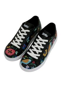 DOGO Damen Sneaker "Ace Sneakers The Wise Owl Damen Sneaker / Female", Gr. 41, schwarz, Lederimitat, casual, Schuhe, Vegan