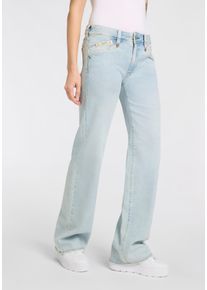 Herrlicher Damen 5-Pocket-Jeans "Prime New Denim Comfort"cool breeze, casual, Gr. 31, Denim/Jeans, Obermaterial: 98% Baumwolle, 2% Elasthan, Jeans,