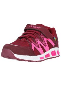 ZIGZAG Kinder Sneaker "Kirtu Kids", Gr. 25, rot, Kunstfaser, Polyurethane, klassisch, Schuhe, mit LED-Beleuchtung in der Sohle