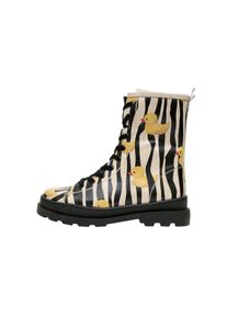 DOGO Damen Stiefelette "Gisele Let's Find A Place To Get Lost Damen Stiefel / Female", Gr. 36, gelb, Lederimitat, Schuhe, Vegan