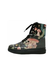 DOGO Damen Schnürboots "Future Boots State Of Bliss Damen Boots / Female", Gr. 39, orange, Lederimitat, Schuhe, Vegan