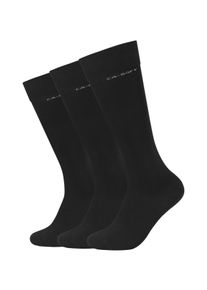 Camano Damen Socken "ca-soft", Gr. 35, schwarz, Baumwolle, Polyamid, Elasthan, unifarben, Socken, mit langer Form