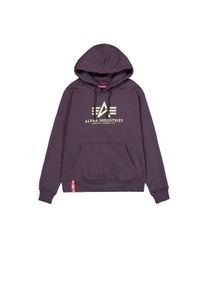 Herren Hoodie "Alpha Industries Men - Hoodies Basic Hoodie", lila, Gr. XXXL, Alpha Industries, Obermaterial: 80% Baumwolle, 20% Polyester, Sweatshirts