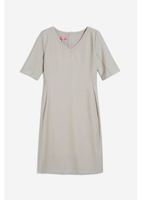 Cinque Damen Etuikleid "CIICON", beige, casual, Gr. 34, Web, Obermaterial: 53% Polyamid, 43% Schurwolle, 4% Elasthan, Kleider, Mit Markenlabel