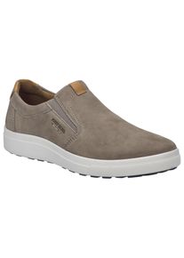 Josef Seibel Herren Slip-On Sneaker "Maddox 06", Gr. 40taupe, kombi, Leder, sportlich, Schuhe, Slipper, Freizeitschuh, Schlupfschuh mit Gummizug