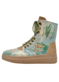 DOGO Damen Schnürboots "Future Boots Explore Damen Boots / Female", Gr. 39, blau, Lederimitat, Schuhe, Vegan