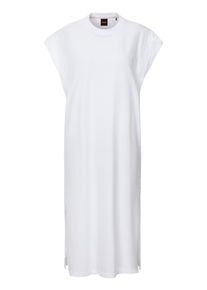 BOSS Orange Damen Jerseykleid "Edress Premium Damenmode", weiß, modisch, Gr. XS, unifarben, Jersey, Obermaterial: 55% Baumwolle, 37% Modal, 8%