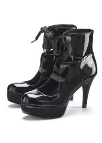 LASCANA Belle Affaire High-Heel-Sandalette 'Stiefelette mit Plateau,' schwarz Gr. 36 für Damen
