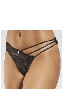 Petite Fleur Gold String-Ouvert schwarz Gr. 44/46 für Damen