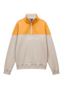 Napapijri B-Saturnia Half Zip Pullover Herren (Gr XXL |beige/grau)