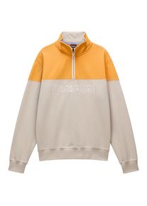 Napapijri B-Saturnia Half Zip Pullover Herren (Gr S |beige/grau)