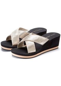 Lascana Set: Badepantolette mehrfarbig Gr. 35 für Damen