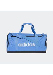 Sporttasche "LINEAR DUFFEL M", adidas Performanceblau fusion, schwarz, weiß, Obermaterial: 100% Polyester, Taschen
