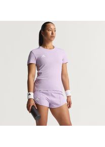 Damen Laufshirt "ADIZERO E TEE"powder plum, sportlich, Gr. S, adidas Performance, Obermaterial: 100% Polyester, Shirts