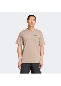 Herren T-Shirt "TR-ES FR T"chalky braun, schwarz, sportlich, Gr. XXL, adidas Performance, Obermaterial: 70% Polyester, 30% Baumwolle, Shirts