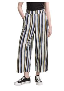 Damen Stoffhosewatercolor stripe, casual, Gr. M, Tom Tailor Denim, gestreift, Obermaterial: 99% Polyester, 1% Elasthan, Hosen, mit elastischem Bund