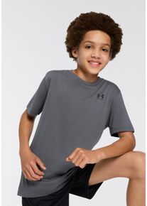 Under Armour Kinder T-Shirt "UA B SPORTSTYLE LC SS"pitch gray,, schwarz, sportlich, Gr. XL, Obermaterial: 60% Baumwolle, 40% Polyester, Shirts, Für
