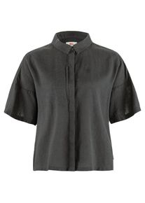 Fjällräven Fjällräven Övik Hemp Camp Shirt S/S Hemd Damen (Gr L |grau)