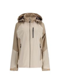 CMP Ripstop Jacket Zip Hood Regenjacke Women (Größe 50 |beige |wasserdicht)