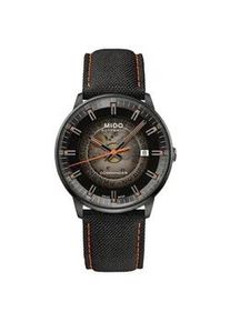 Mido Commander II Automatic M021.407 40mm Textilarmband schwarz Edelstahlgehäuse schwarz