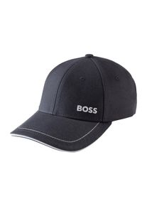 BOSS Green Damen Baseball Cap "Cap-1", blau, casual, unifarben, kontrastfarbene Details, Web, Baumwolle, Caps, mit BOSS Logostickerei