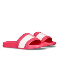 Tommy Hilfiger Kinder Badepantolette, Gr. 35, pink, Synthetik, sportlich, Schuhe, Pool Slides, Sommerschuh, Hausschuh zum Schlupfen