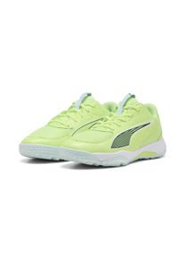 Puma Kinder Handballschuh "Accelerate 4 Handballschuhe Jugendliche", Gr. 34,5fizzy light grün terrain weiß gelb, Obermaterial: Synthetik, Textil;