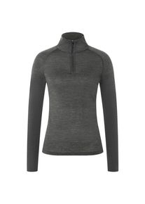 Merinounterwäsche super.natural Base 1/4 Zip 175 Damen (Gr XS |grau)