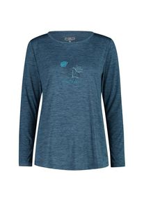 CMP Light Melange L/S T-Shirt Funktionsshirt Women (Gr 36 |blau)