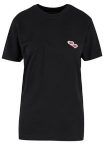MisterTee Herren T-Shirt "MisterTee Damen Ladies F U Tee", schwarz, casual, Gr. S, unifarben, 100% Baumwolle, Shirts