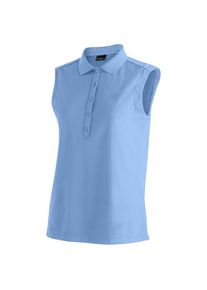 Polo-Shirt Maier Sports Ulrike Sleeveless Damen (Gr 46 |blau)