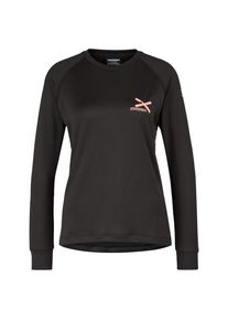Zimtstern Crewz Shirt L/S Fleecepullover Damen (Gr XS |schwarz)