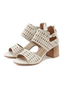 Lascana Riemchensandalette 'Sommerschuh' beige Gr. 40 für Damen