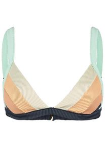 Bikini Top Rip Curl Block Party Spliced Fixed Tri Damen (Gr XXL |grün)