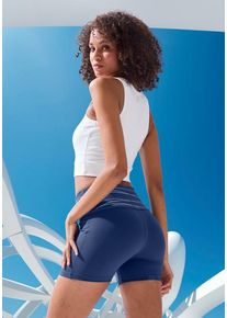Vivance ACTIVE Shorts mehrfarbig Gr. XS (32/34) für Damen. Mit Druck. Eng