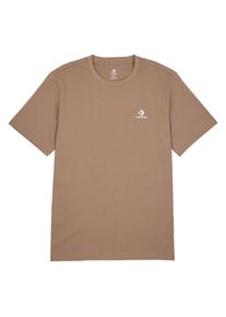 Converse Damen T-Shirt "EMBROIDERED STAR CHEVRON TEE"mushroom for, sportlich, Gr. XXL, Single Jersey, Obermaterial: 100% Baumwolle, Shirts