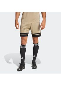 Herren Trainingsshorts "SQUA25 SHO M"blanch cargo, schwarz, warm vanilla, sportlich, Gr. S, adidas Performance, Obermaterial: 100% Polyester, Hosen