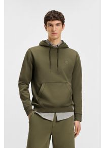 BOSS Orange Herren Kapuzensweatshirt "Wetalk"open grün342, casual, Gr. S, Sweatware, Obermaterial: 100% Baumwolle, Sweatshirts, mit gesticktem BOSS