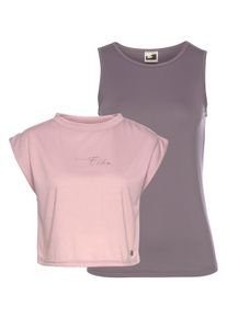 Damen Yoga & Relax Shirt "Soulwear - 2-tlg. Yoga Shirt & Top"rose, mauve, sportlich, Gr. 48, OCEAN SPORTSWEAR, Obermaterial: 92% Polyester, 8%