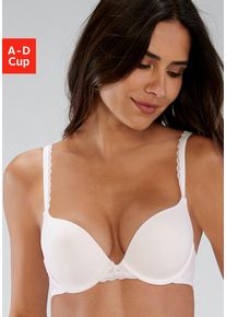 s.Oliver Push-up-BH 'Camille' beige Gr. 70C. Mit Integriertem Kissen und mit Bügel. Basic