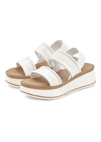 Lascana Plateausandaletten 'Sommerschuh, Sandale, Sandalette, offener Schuh,' weiß Gr. 35 für Damen. Nachhaltig.