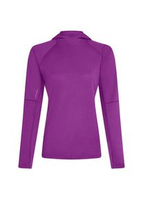 Merinoshirt Icebreaker 150 MerinoFine Ace L/S Hoodie Damen (Gr L |lila)