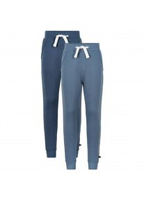 Minymo Basic 36 -Sweat Pant (2-pack) Trainingshosen Kinder Freizeit (Gr 128 |blau)