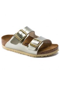 Birkenstock Arizona BF Sandalen Kinder Reisen (Gr 32 - Narrow |braun/beige)