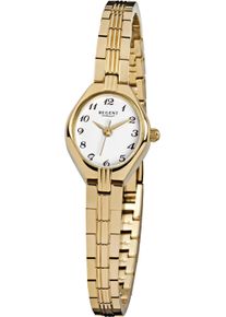 Regent Uhren REGENT Damen Quarzuhr, gold, Armbanduhren, Armbanduhr, Damenuhr, Mineralglas
