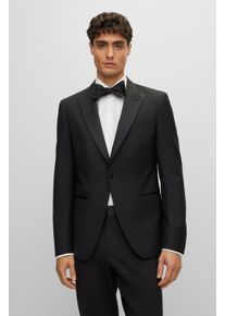 BOSS Herren Fliege "H-BOW T UNTIED", schwarz, casual, unifarben, Web, Seide, Fliegen, aus reiner Seide